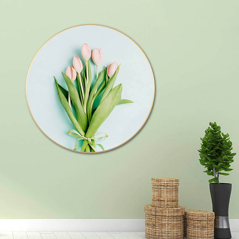 Floral Print Photography Painting Nordic Style Canvas Wall Decor, Multiple Sizes Clearhalo 'Arts' 'Canvas Art' 1762885