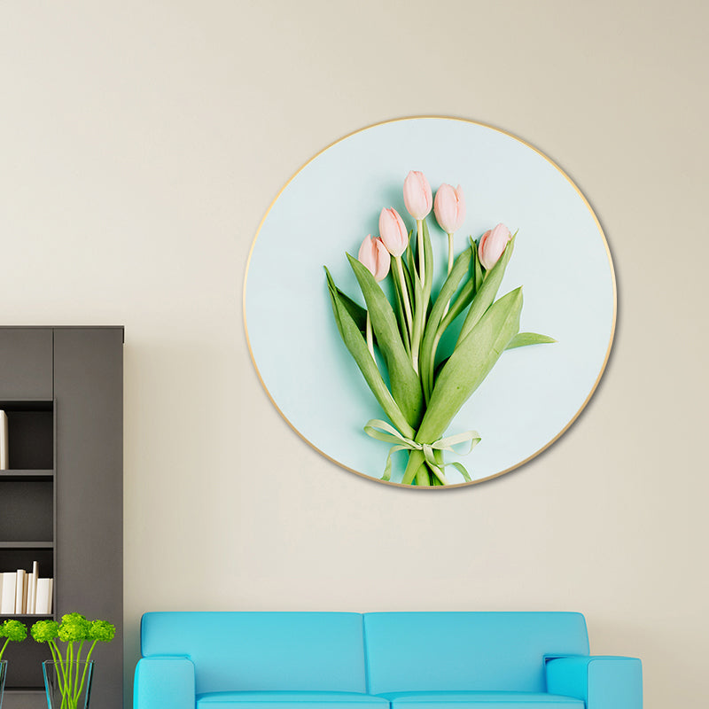 Floral Print Photography Painting Nordic Style Canvas Wall Decor, Multiple Sizes Clearhalo 'Arts' 'Canvas Art' 1762886