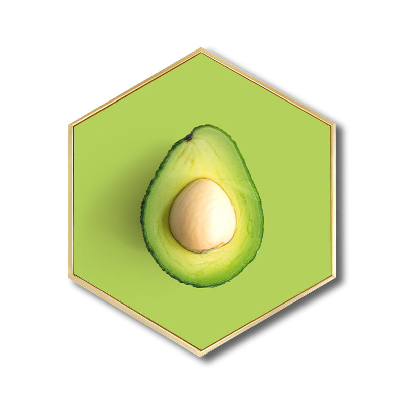 Scandinavian Style Tasty Fruits Canvas Light Color Textured Art Print for Dining Room Clearhalo 'Arts' 'Canvas Art' 1762898