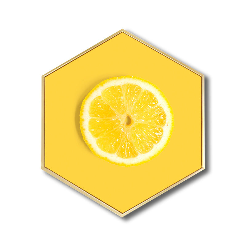 Scandinavian Style Tasty Fruits Canvas Light Color Textured Art Print for Dining Room Clearhalo 'Arts' 'Canvas Art' 1762902