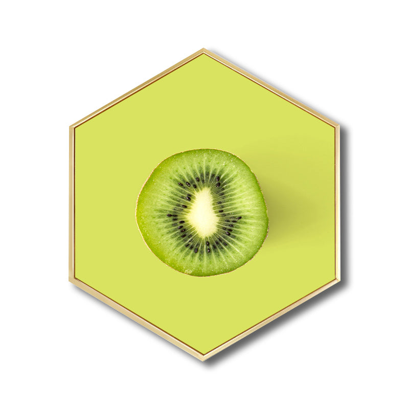 Scandinavian Style Tasty Fruits Canvas Light Color Textured Art Print for Dining Room Clearhalo 'Arts' 'Canvas Art' 1762906