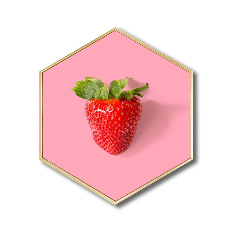 Scandinavian Style Tasty Fruits Canvas Light Color Textured Art Print for Dining Room Clearhalo 'Arts' 'Canvas Art' 1762910