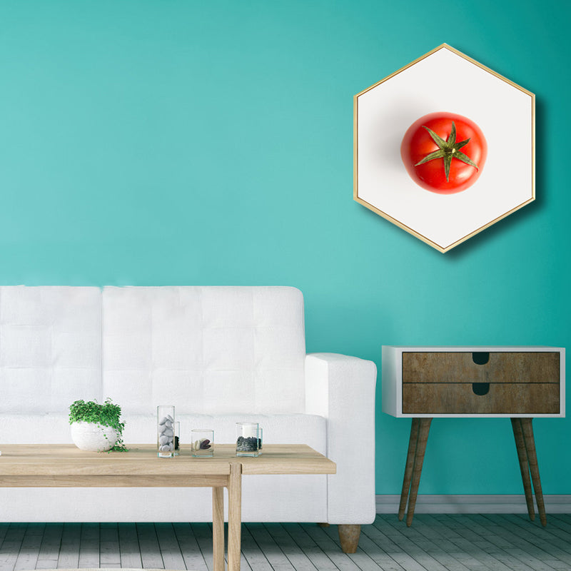 Scandinavian Style Tasty Fruits Canvas Light Color Textured Art Print for Dining Room Clearhalo 'Arts' 'Canvas Art' 1762916