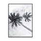 Photography Modern Canvas Art with Coconut Trees and Sky View in Black for Corridor Clearhalo 'Art Gallery' 'Canvas Art' 'Contemporary Art Gallery' 'Modern' Arts' 1762962