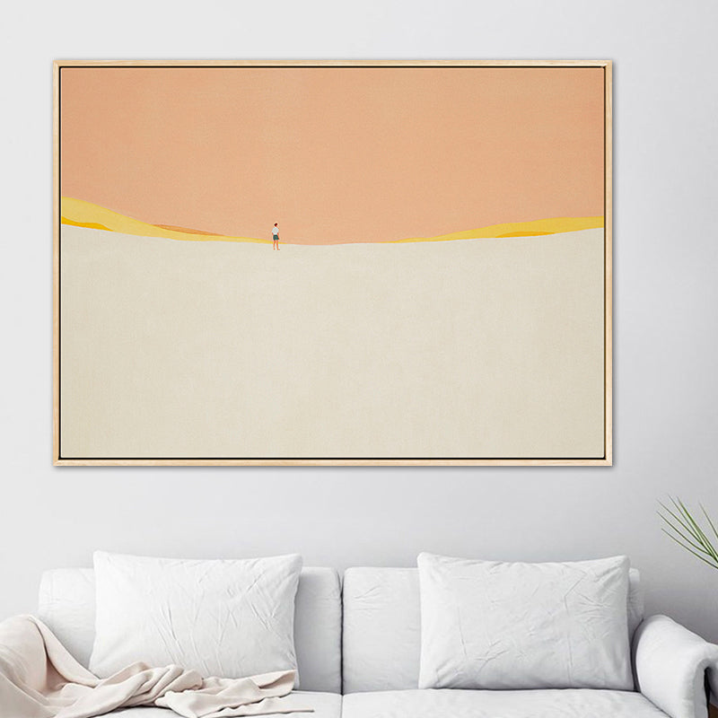 Illustration Nordic Wall Art Decor with Abstract Scenery in Soft Color for Boys Bedroom Clearhalo 'Arts' 'Canvas Art' 1763012