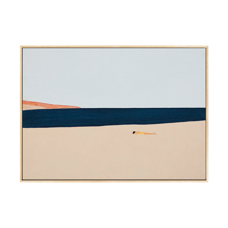 Illustration Nordic Wall Art Decor with Abstract Scenery in Soft Color for Boys Bedroom Clearhalo 'Arts' 'Canvas Art' 1763021