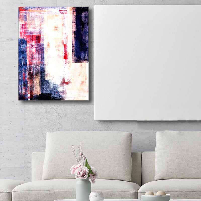 Canvas Pastel Color Painting Arte Modern Abstract Wall Deco