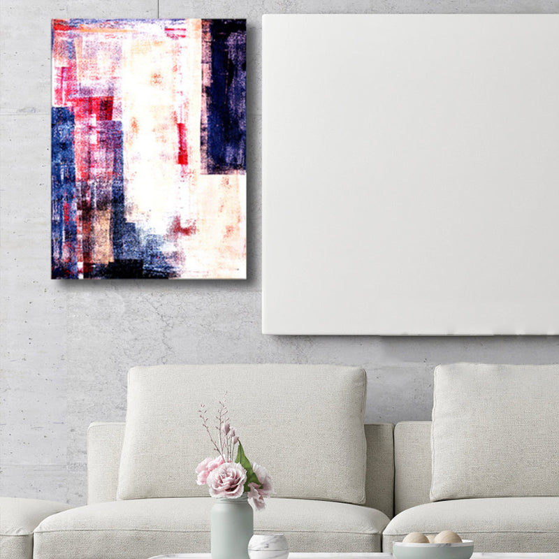 Canvas Pastel Color Painting Modern Art Abstract Wall Decor, Multiple Sizes Available Clearhalo 'Arts' 'Canvas Art' 1763127