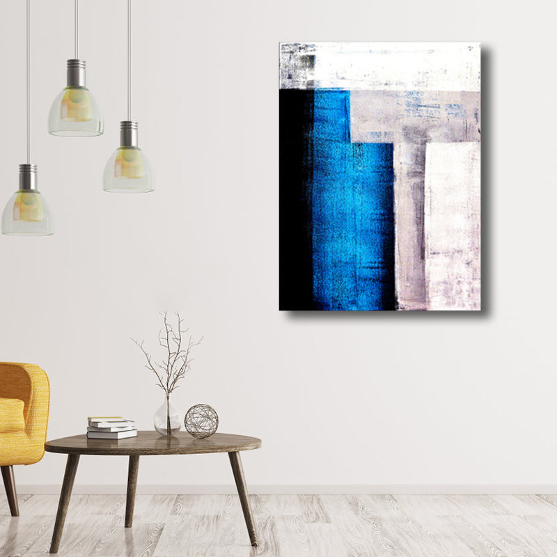 Canvas Pastel Color Painting Modern Art Abstract Wall Decor, Multiple Sizes Available Blue Clearhalo 'Arts' 'Canvas Art' 1763133