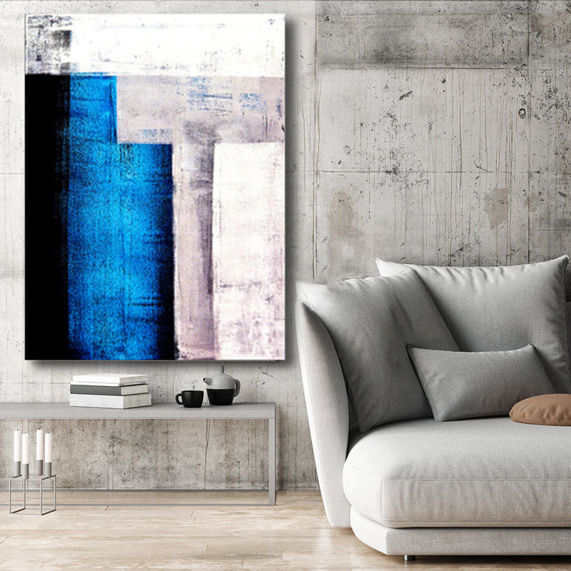 Canvas Pastel Color Painting Modern Art Abstract Wall Decor, Multiple Sizes Available Clearhalo 'Arts' 'Canvas Art' 1763135