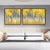 Yellow Fall Trees Wall Art Oil Painting Scenery Modern Multi-Piece Canvas for Hotel Golden Clearhalo 'Art Gallery' 'Canvas Art' 'Contemporary Art Gallery' 'Modern' Arts' 1763160