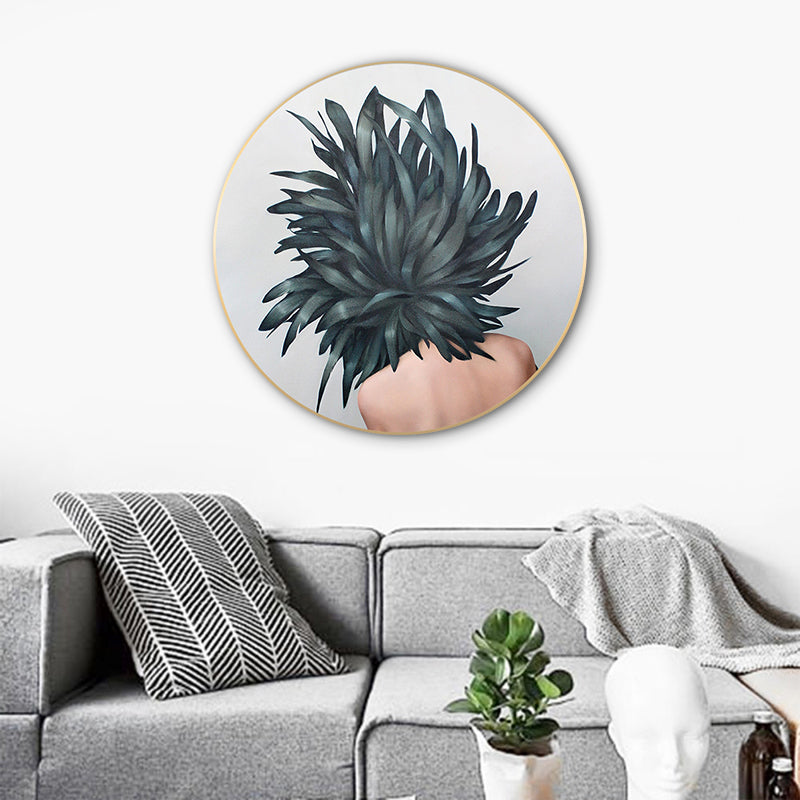 Chic Maiden Painting for Girls Bedroom in Pastel Color, Multiple Sizes Available Clearhalo 'Art Gallery' 'Canvas Art' 'Contemporary Art Gallery' 'Modern' Arts' 1763198