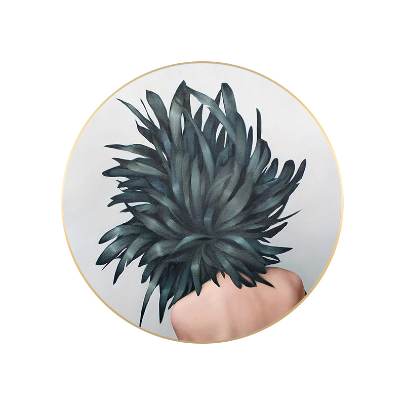 Chic Maiden Painting for Girls Bedroom in Pastel Color, Multiple Sizes Available Clearhalo 'Art Gallery' 'Canvas Art' 'Contemporary Art Gallery' 'Modern' Arts' 1763199