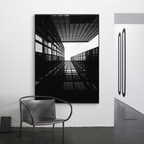 Contemporary Style Tall Building Canvas Light Color Textured Art Print for Dining Room Clearhalo 'Art Gallery' 'Canvas Art' 'Contemporary Art Gallery' 'Modern' Arts' 1763285