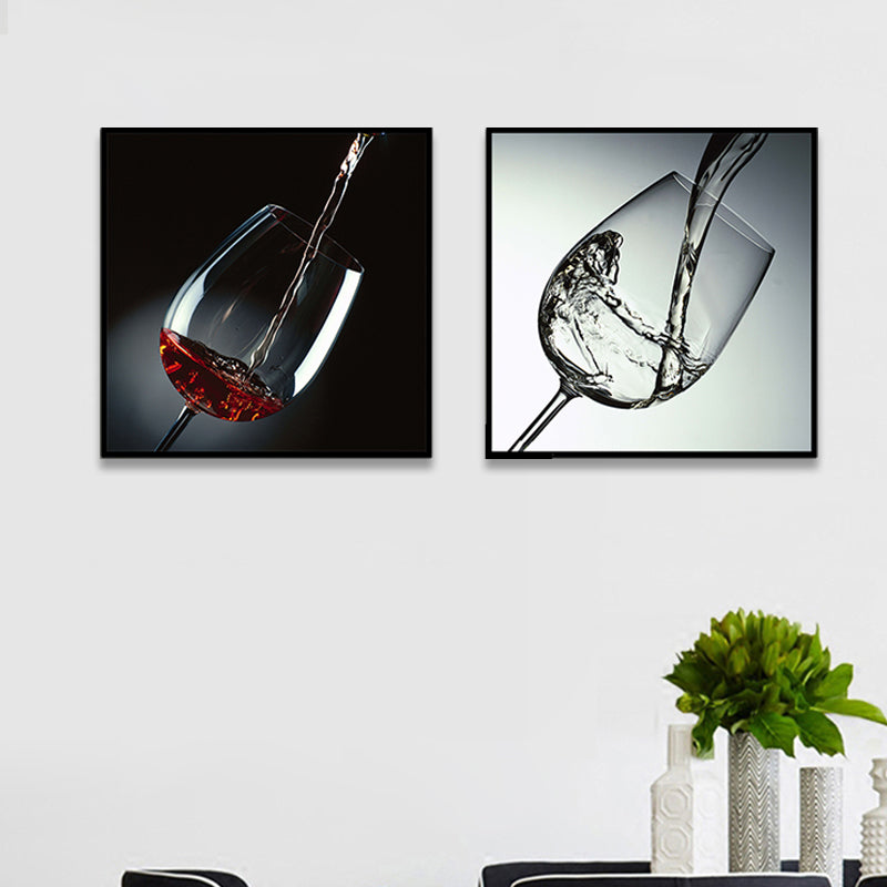 Photograph Drinks Canvas Wall Art Bright Modern Style Wall Decor for Dining Room Clearhalo 'Art Gallery' 'Canvas Art' 'Contemporary Art Gallery' 'Modern' Arts' 1763305