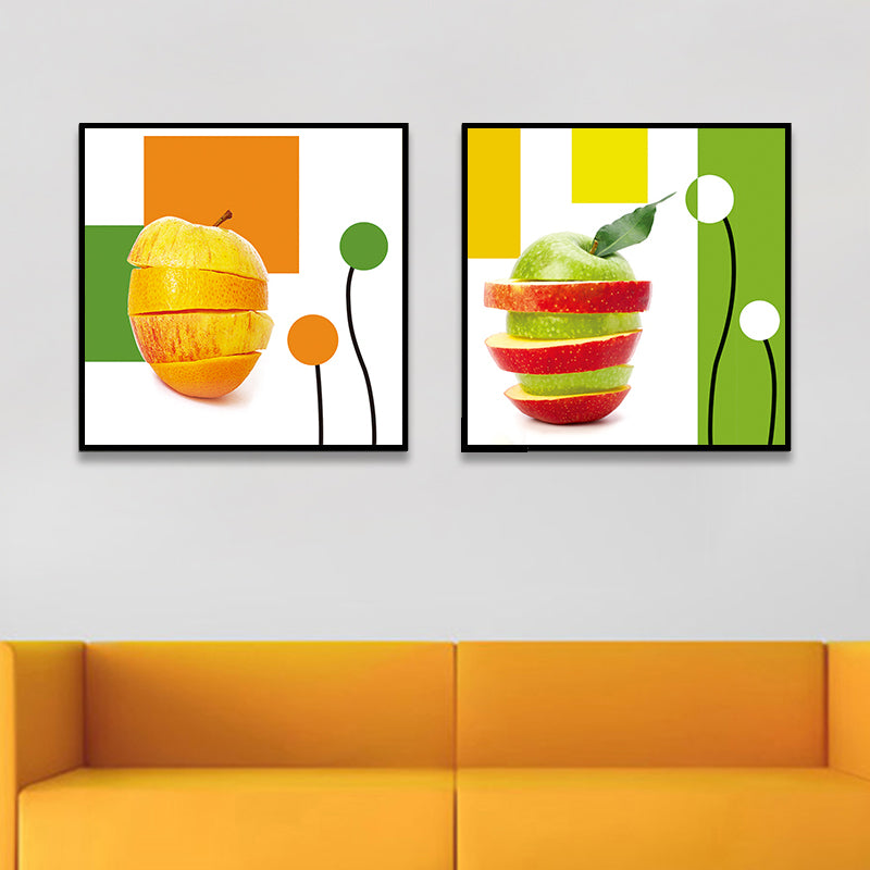 Photograph Drinks Canvas Wall Art Bright Modern Style Wall Decor for Dining Room Clearhalo 'Art Gallery' 'Canvas Art' 'Contemporary Art Gallery' 'Modern' Arts' 1763308