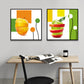 Photograph Drinks Canvas Wall Art Bright Modern Style Wall Decor for Dining Room Clearhalo 'Art Gallery' 'Canvas Art' 'Contemporary Art Gallery' 'Modern' Arts' 1763310