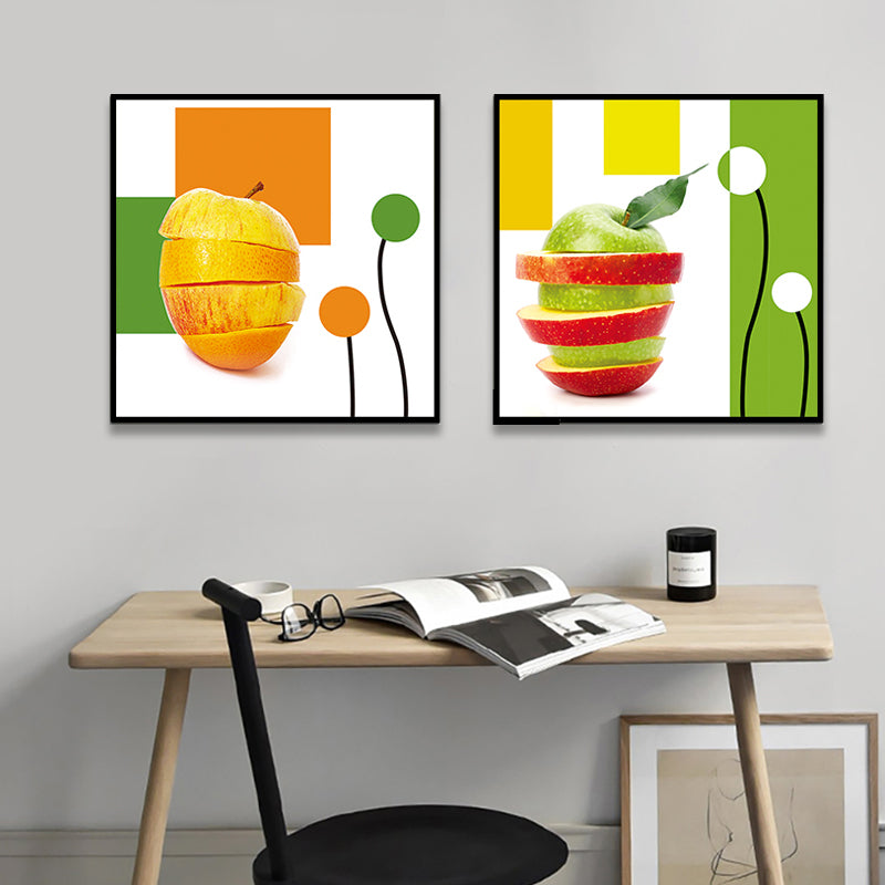Photograph Drinks Canvas Wall Art Bright Modern Style Wall Decor for Dining Room Clearhalo 'Art Gallery' 'Canvas Art' 'Contemporary Art Gallery' 'Modern' Arts' 1763310