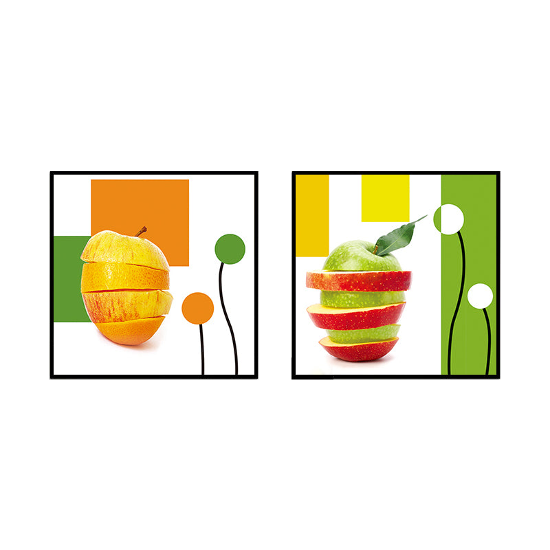 Photograph Drinks Canvas Wall Art Bright Modern Style Wall Decor for Dining Room Clearhalo 'Art Gallery' 'Canvas Art' 'Contemporary Art Gallery' 'Modern' Arts' 1763311