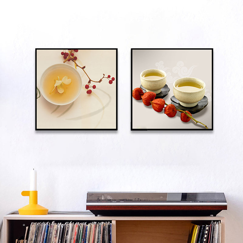 Photograph Drinks Canvas Wall Art Bright Modern Style Wall Decor for Dining Room Clearhalo 'Art Gallery' 'Canvas Art' 'Contemporary Art Gallery' 'Modern' Arts' 1763313