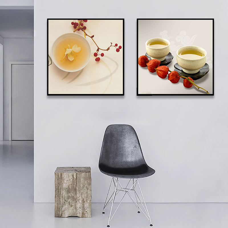 Photograph Drinks Canvas Wall Art Bright Modern Style Wall Decor for Dining Room Clearhalo 'Art Gallery' 'Canvas Art' 'Contemporary Art Gallery' 'Modern' Arts' 1763314