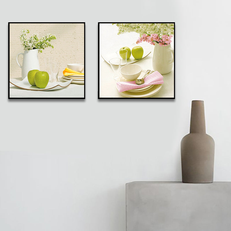 Photograph Drinks Canvas Wall Art Bright Modern Style Wall Decor for Dining Room Clearhalo 'Art Gallery' 'Canvas Art' 'Contemporary Art Gallery' 'Modern' Arts' 1763321