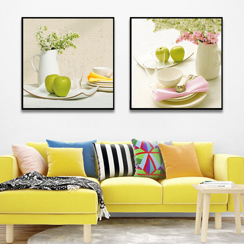 Photograph Drinks Canvas Wall Art Bright Modern Style Wall Decor for Dining Room Clearhalo 'Art Gallery' 'Canvas Art' 'Contemporary Art Gallery' 'Modern' Arts' 1763322