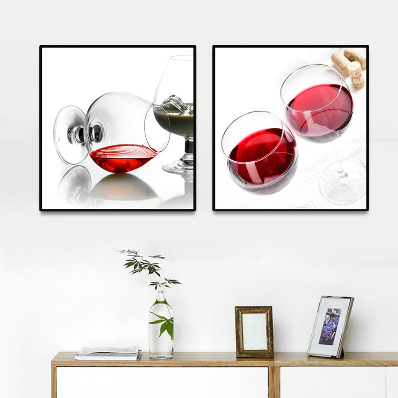 Photograph Drinks Canvas Wall Art Bright Modern Style Wall Decor for Dining Room Clearhalo 'Art Gallery' 'Canvas Art' 'Contemporary Art Gallery' 'Modern' Arts' 1763325