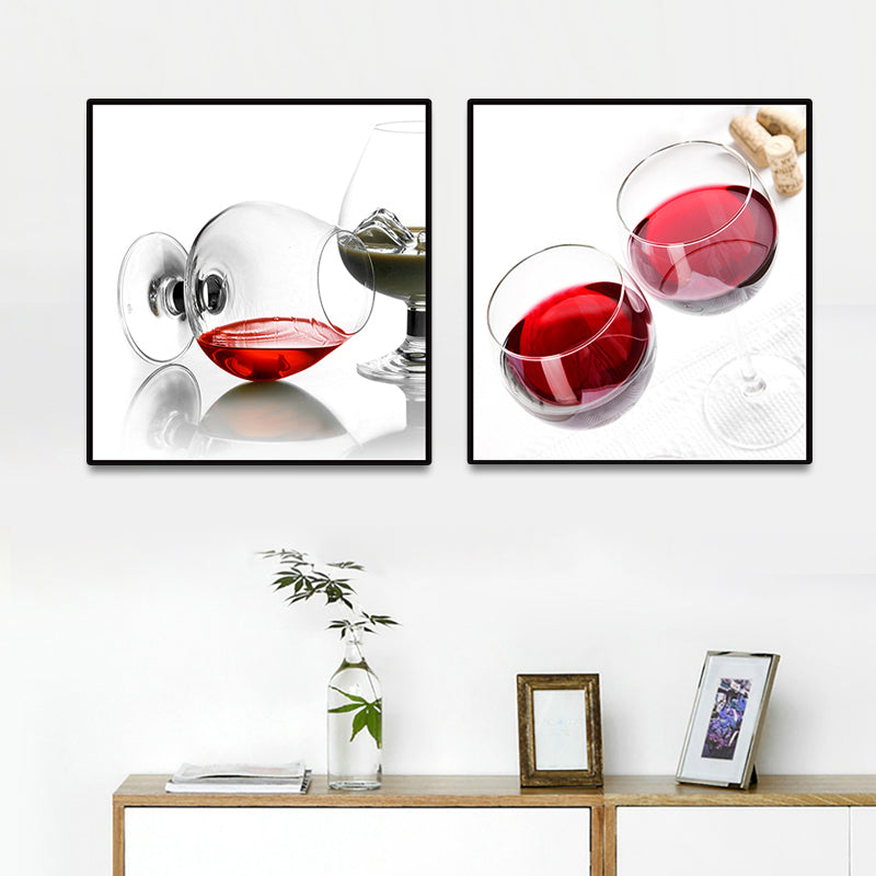 Photograph Drinks Canvas Wall Art Bright Modern Style Wall Decor for Dining Room Clearhalo 'Art Gallery' 'Canvas Art' 'Contemporary Art Gallery' 'Modern' Arts' 1763325