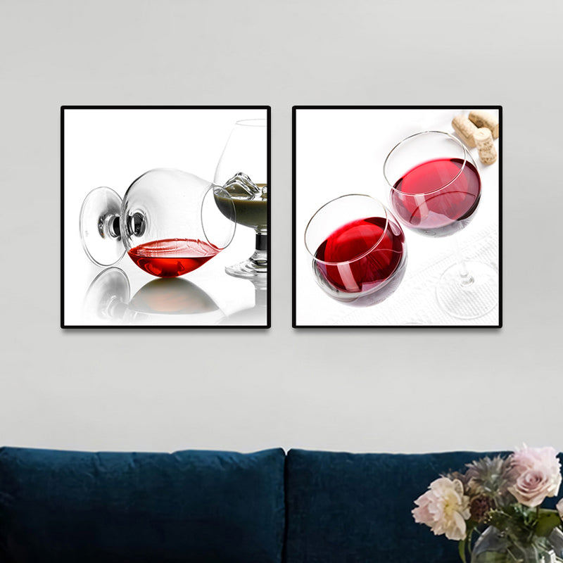 Photograph Drinks Canvas Wall Art Bright Modern Style Wall Decor for Dining Room Clearhalo 'Art Gallery' 'Canvas Art' 'Contemporary Art Gallery' 'Modern' Arts' 1763326
