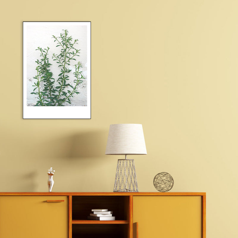 Modern Style Wall Art Print Light Color Botanical Painting, Multiple Sizes Available Green Clearhalo 'Art Gallery' 'Canvas Art' 'Contemporary Art Gallery' 'Modern' Arts' 1763369