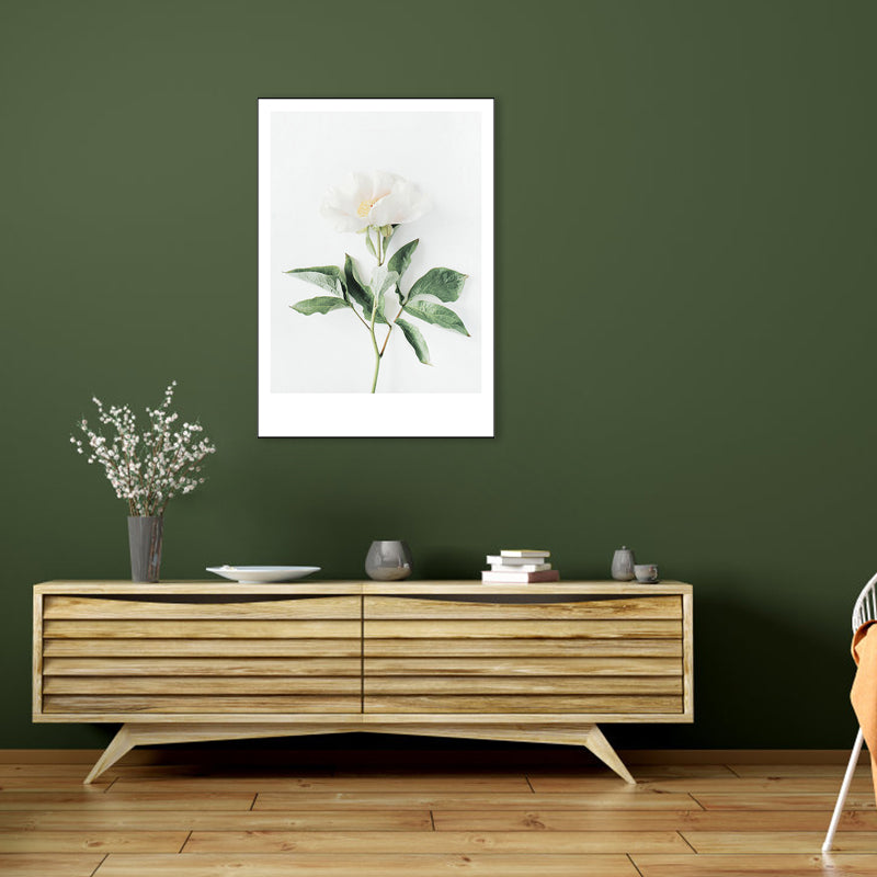 Modern Style Wall Art Print Light Color Botanical Painting, Multiple Sizes Available Clearhalo 'Art Gallery' 'Canvas Art' 'Contemporary Art Gallery' 'Modern' Arts' 1763376