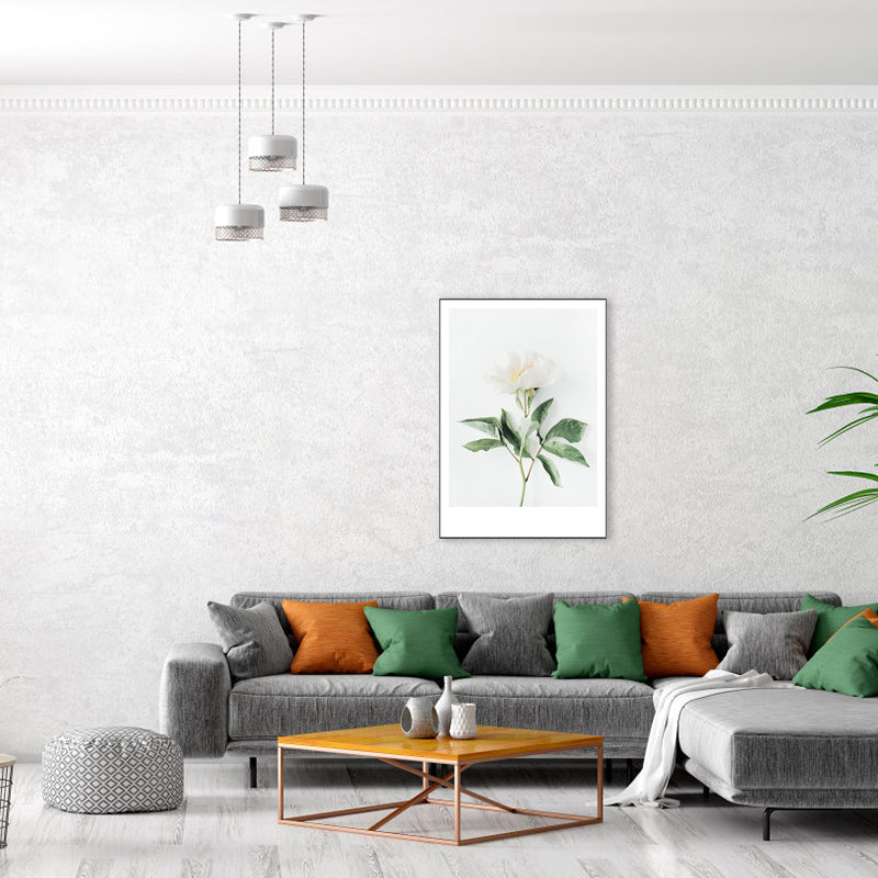 Modern Style Wall Art Print Light Color Botanical Painting, Multiple Sizes Available Clearhalo 'Art Gallery' 'Canvas Art' 'Contemporary Art Gallery' 'Modern' Arts' 1763377