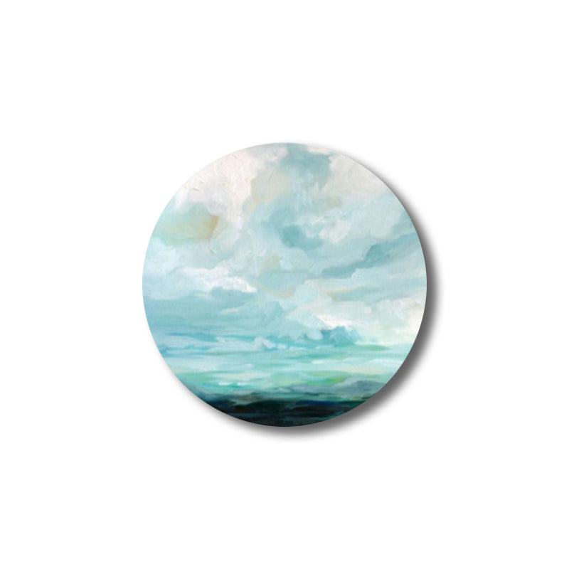 Contemporary Art Hand Painted Canvas Pastel Color Prairie-Scape Painting, Multiple Sizes Options Clearhalo 'Arts' 'Canvas Art' 1763434