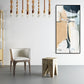 Mid-Century Modern Wall Art Print Light Color Abstract Painting, Multiple Sizes Options Clearhalo 'Arts' 'Canvas Art' 1763546