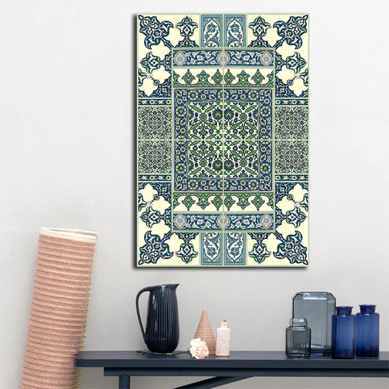 Art Nouveau Paisley Pattern Canvas Light Color Girls Bedroom Painting, Multiple Sizes Green Clearhalo 'Arts' 'Canvas Art' 1763644