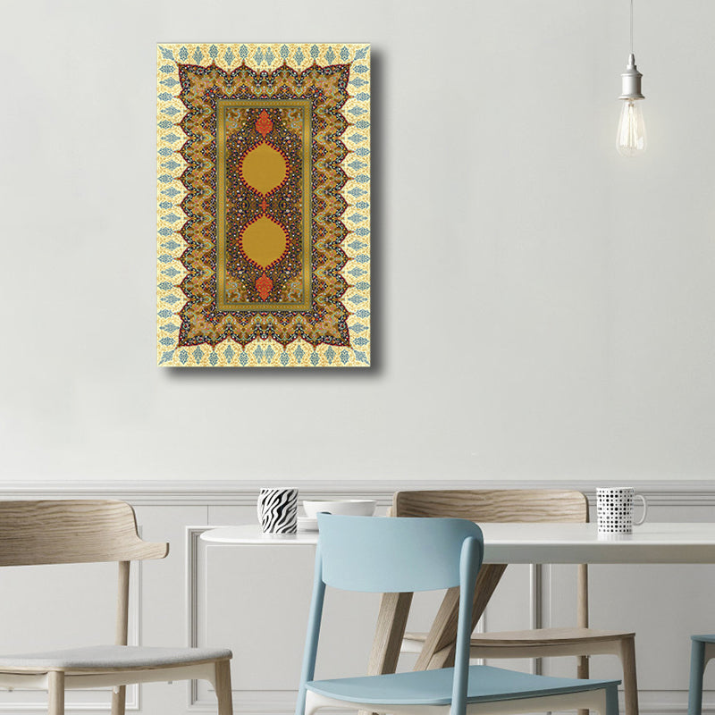 Art Nouveau Paisley Pattern Canvas Light Color Girls Bedroom Painting, Multiple Sizes Clearhalo 'Arts' 'Canvas Art' 1763649