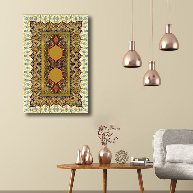 Art Nouveau Paisley Pattern Canvas Light Color Girls Bedroom Painting, Multiple Sizes Clearhalo 'Arts' 'Canvas Art' 1763650