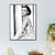 Light Color Hepburn Portrait Canvas Textured Vintage Girls Bedroom Wall Art Print Dark Gray Clearhalo 'Art Gallery' 'Canvas Art' 'Contemporary Art Gallery' 'Modern' Arts' 1763673