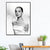 Light Color Hepburn Portrait Canvas Textured Vintage Girls Bedroom Wall Art Print Light Gray Clearhalo 'Art Gallery' 'Canvas Art' 'Contemporary Art Gallery' 'Modern' Arts' 1763684