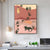 Illustration Beauty and Beast tela tela pink Nordic Wall Art Print per interni della casa