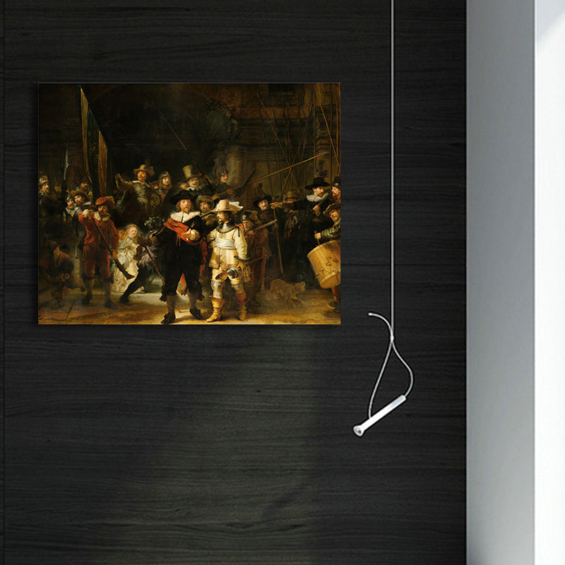 Gathering Oil Painting Art Print Renaissance Canvas Wall Decor, Multiple Sizes Options Clearhalo 'Arts' 'Canvas Art' 1763856