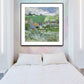 Soft Color Impressionism Canvas Art Farmfield View Wall Decor for Kitchen, Multiple Sizes Clearhalo 'Arts' 'Canvas Art' 1763869