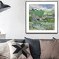 Soft Color Impressionism Canvas Art Farmfield View Wall Decor for Kitchen, Multiple Sizes Clearhalo 'Arts' 'Canvas Art' 1763870