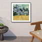 Soft Color Impressionism Canvas Art Farmfield View Wall Decor for Kitchen, Multiple Sizes Yellow Clearhalo 'Arts' 'Canvas Art' 1763875