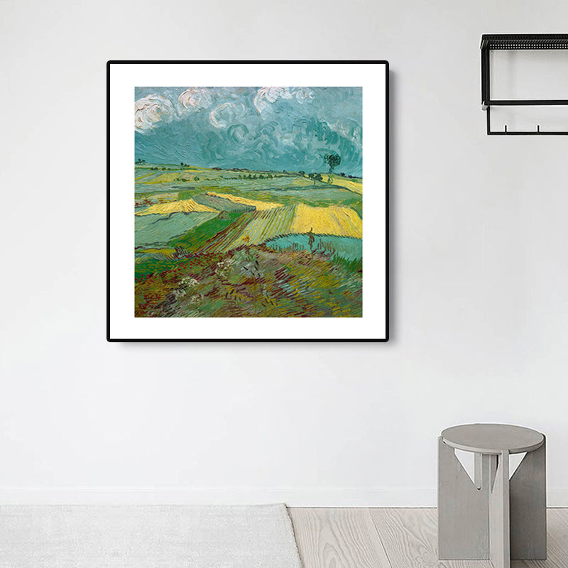 Soft Color Impressionism Canvas Art Farmfield View Wall Decor for Kitchen, Multiple Sizes Clearhalo 'Arts' 'Canvas Art' 1763880