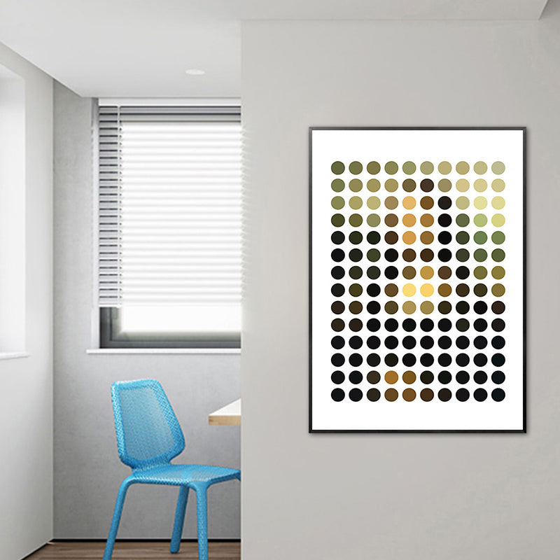 Textured Geometry Wall Art Print Nordic Style Canvas for Dorm Room, Multiple Sizes Clearhalo 'Arts' 'Canvas Art' 1763922