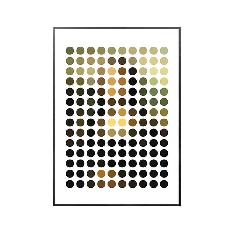 Textured Geometry Wall Art Print Nordic Style Canvas for Dorm Room, Multiple Sizes Clearhalo 'Arts' 'Canvas Art' 1763924