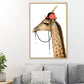 Nordic Animal Drawing Canvas Art Pastel Color Bedroom Wall Decor, Multiple Sizes Available Clearhalo 'Arts' 'Canvas Art' 1763948