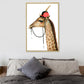 Nordic Animal Drawing Canvas Art Pastel Color Bedroom Wall Decor, Multiple Sizes Available Clearhalo 'Arts' 'Canvas Art' 1763949
